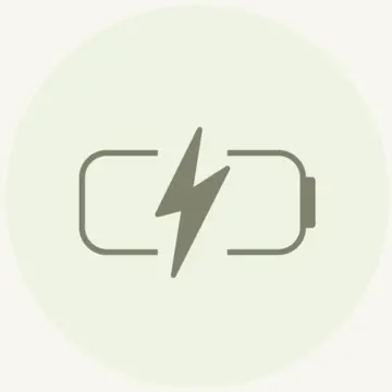 Icon of a charging battery